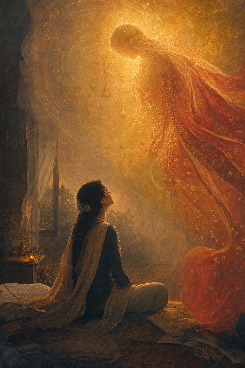 A symbolic vision of protective divine light